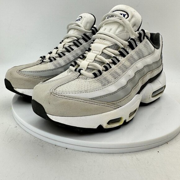 Nike Air Max 95 Recraft GS White Game Royal Grey Youth Shoe CJ3906-103 Size 6.5Y - Picture 1 of 13
